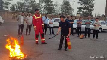  برگزاری دوره آموزش آتش‌نشانی در خوابگاه متاهلین دانشگاه علوم پزشکی تهران